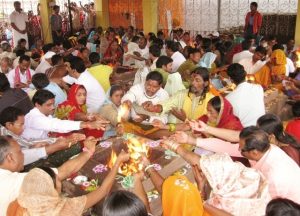 Crowds of devotees gathered in Danteshwari temple on the occasion of Panchami