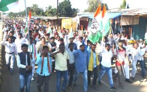 Congressmen rally against Modi government
