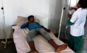 Two laborers injured due to electric shock