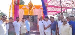 Ambedkar statue unveiled at Tiranga Chowk in Jagdalpur