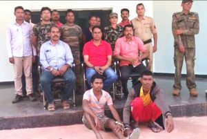 Sukma police arrested two accused of murder