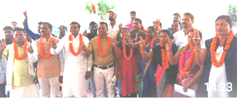 BJP and Congress supported candidates filed nomination