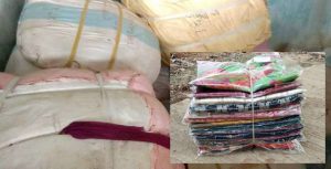 Sarees recovered from Ashram superintendent's govt house