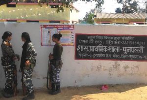 Women commandos took command of security during voting