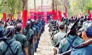 Naxalites killed Munshi of road construction company
