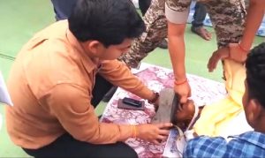 VIDEO of Additional Collector going viral while smelling groom's shoe