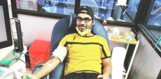 This medical officer has given his blood to 20 people so far