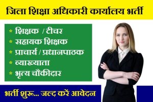 Office District Education Officer Recruitment 2022