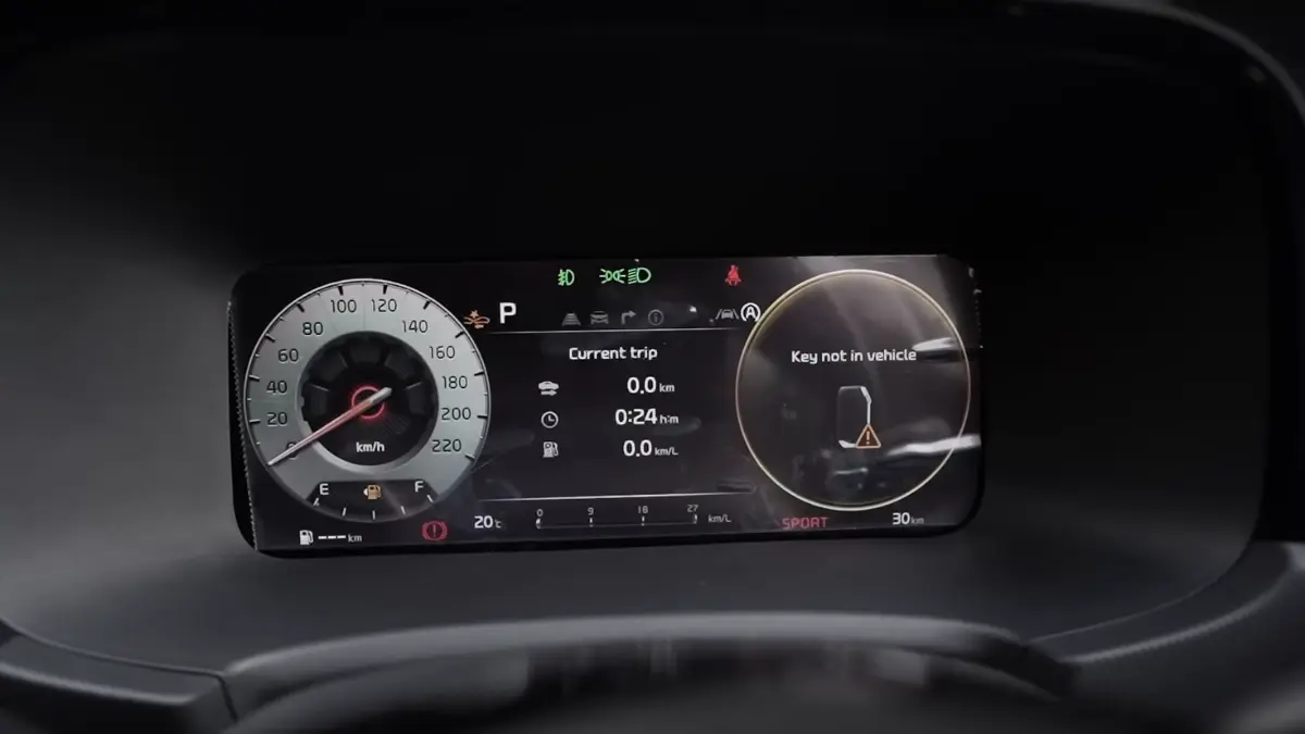 2024 Kia Sonet Facelift Speed Meter