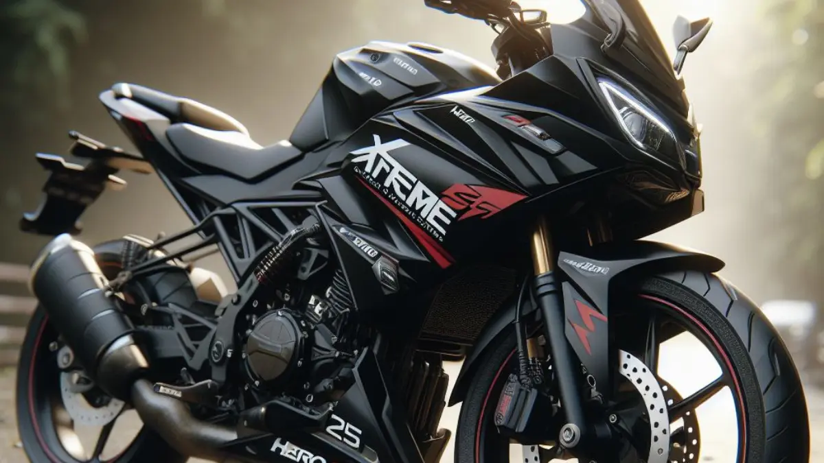 Hero Xtreme 125R Stallion Black