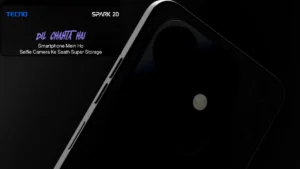 Tecno Spark 20 India Launch Teaser