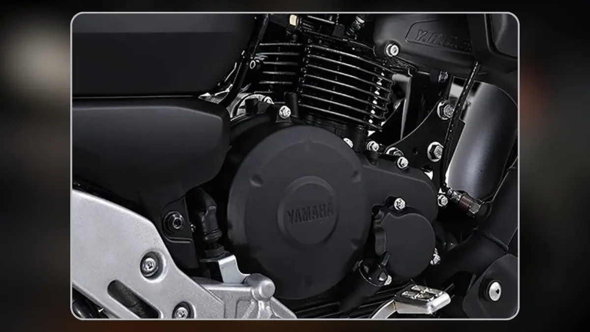Yamaha FZ-X Chrome Variant Engine