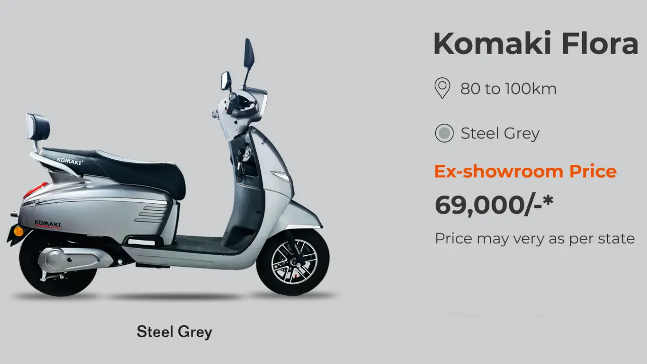 Komaki Flora Electric Scooter