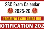 SSC Exam Calendar 2025