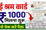 E Shram Card Payment Status